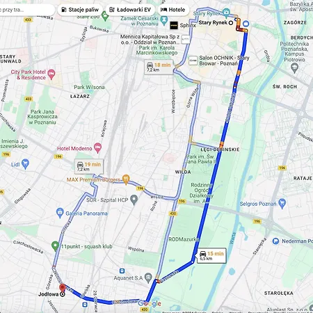 Daire Swierczewo, Jodlowa Poznan